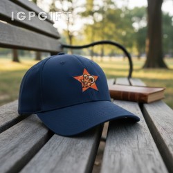 新潮結構棉帽 - 全彩貼布