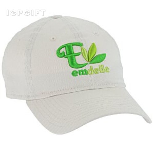 新潮無結構棉帽 - 立體刺繡款