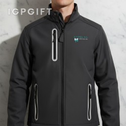 男士中等重量多功能軟殼外套