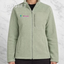 女性休閒抓絨外套