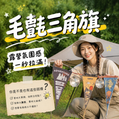 香港企業禮品訂製 - 毛氈三角旗