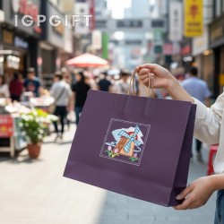 加厚彩色手提購物袋