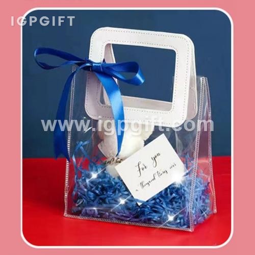 透明PVC伴手禮手提禮品袋