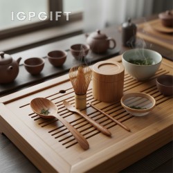 高級木質茶具配件