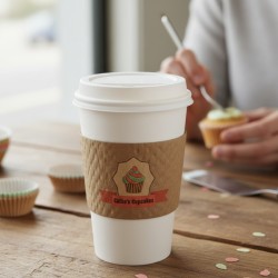 全彩紙杯護套 - 大號 - 低起訂量
