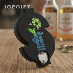 舒適手把開瓶器 - 美元符號