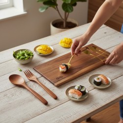 四件套木製餐具組