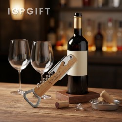 多功能竹製酒吧工具