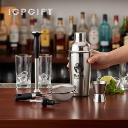 豪華不鏽鋼酒吧用品六件套