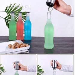 全自動按壓式不鏽鋼啤酒開瓶器