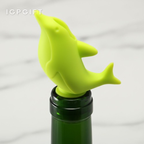 矽膠海豚酒塞