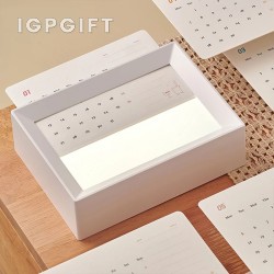 透光藏字月曆燈框擺件