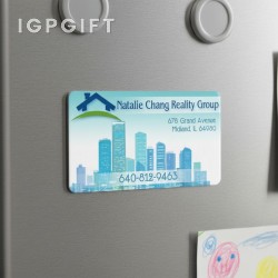 定製名片磁鐵 - 圓角設計