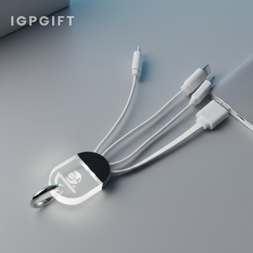三合一快速充電線（LED燈LOGO）