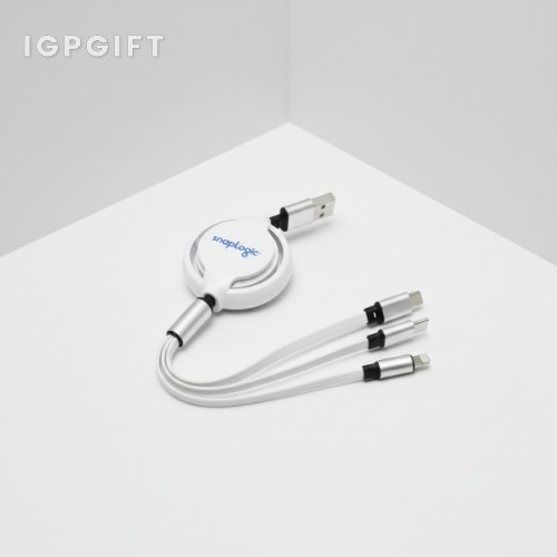 4合1伸縮充電數據線