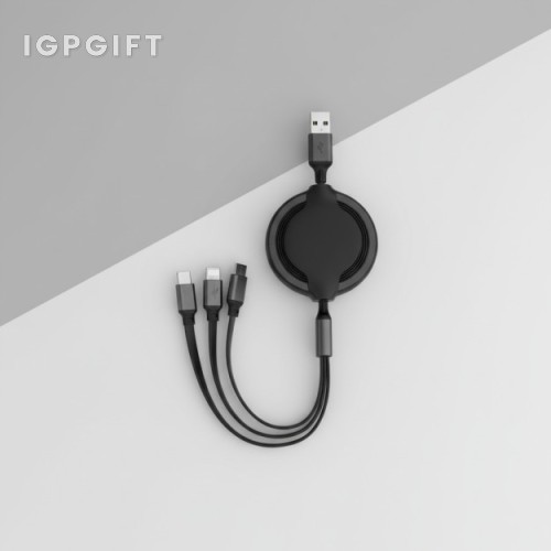 可伸縮充電線