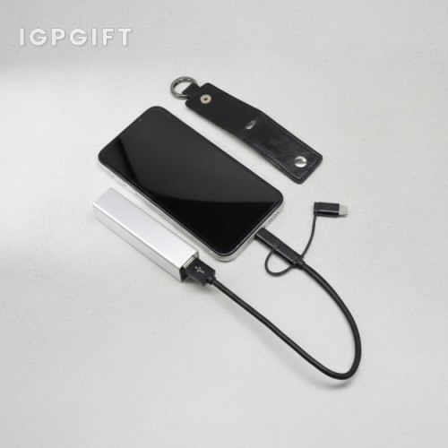皮革鏈環數據充電線