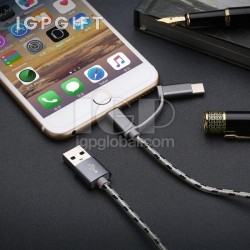 三合一Apple/ Android一頭兩用數據線