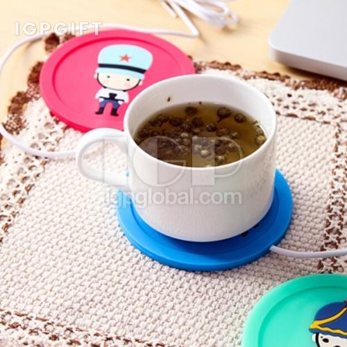 矽膠USB保溫杯墊