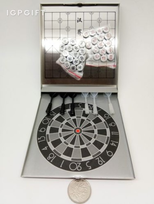 飛標象棋鐵盒套裝
