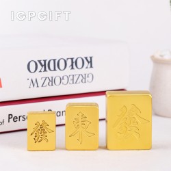 黃銅麻雀新年擺件