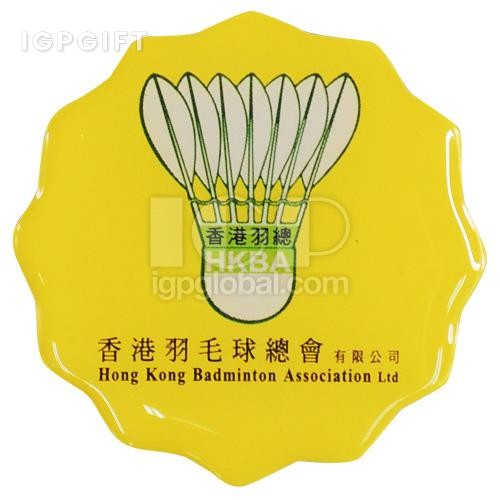 滴膠金屬徽章硬幣