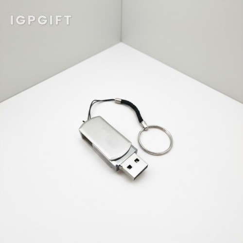 迷你金屬旋轉 USB 隨身碟 - 8GB