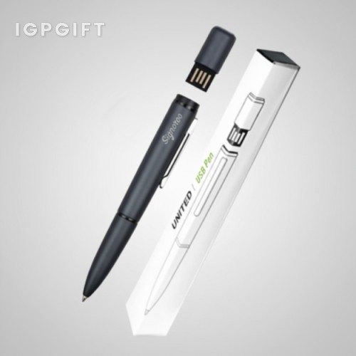 高端金屬滾珠筆-8GB USB