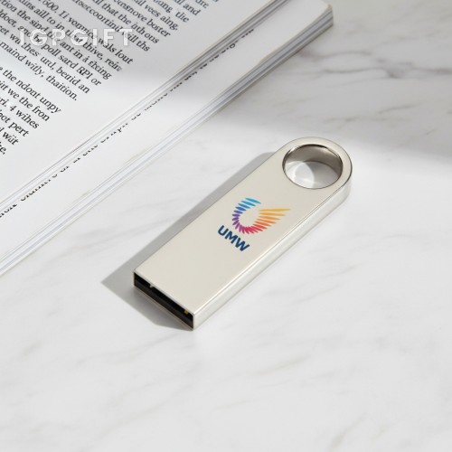 金屬圓環迷你USB隨身碟 - 4GB