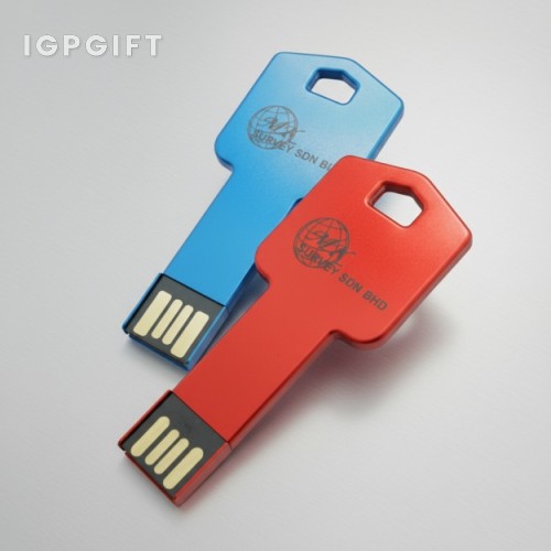 優雅鑰匙形USB隨身碟 - 4GB