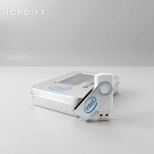 金屬旋轉經典 USB 隨身碟 - 4GB