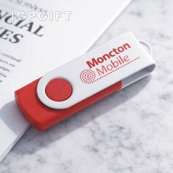 旋轉式USB-C隨身碟 - 白色 - 32GB