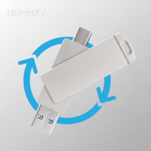 定製雙接口OTG USB閃存驅動器