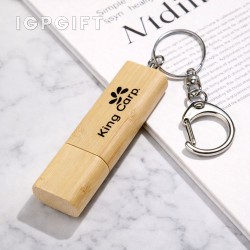 環保竹製USB隨身碟 - 1GB