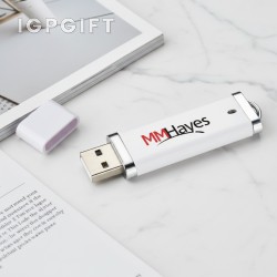 雙色塑料USB閃存驅動器 - 4GB