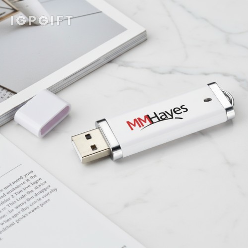 雙色塑料USB閃存驅動器 - 4GB