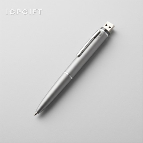 高端金屬滾珠筆-8GB USB