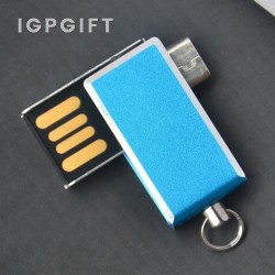輕巧旋轉金屬USB儲存器