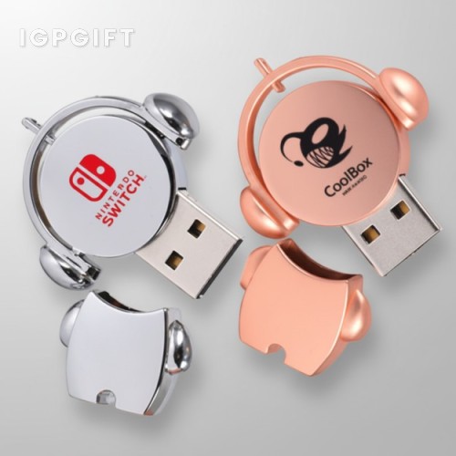金屬鑰匙圈隨身USB隨身碟 - 8GB