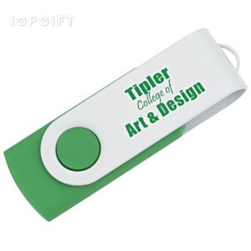 旋轉式USB-C閃存盤 - 白色 - 8GB