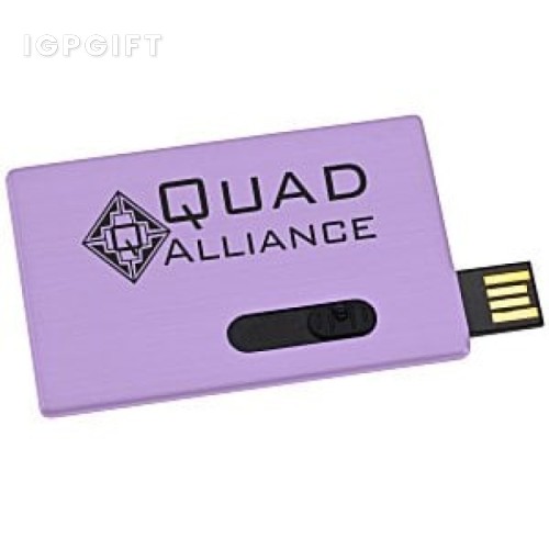 滑動卡微型USB隨身碟 - 128GB
