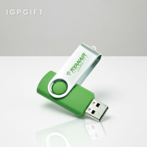 金屬旋轉經典 USB 隨身碟 - 4GB
