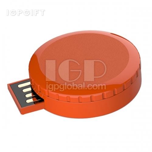 圓形360°旋轉USB
