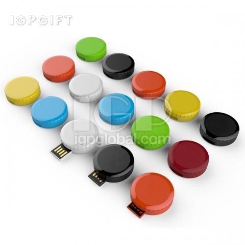 圓形360°旋轉USB