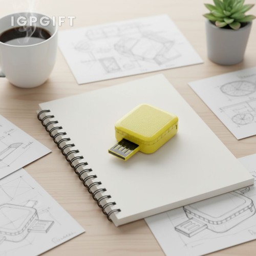 方形360°旋轉USB