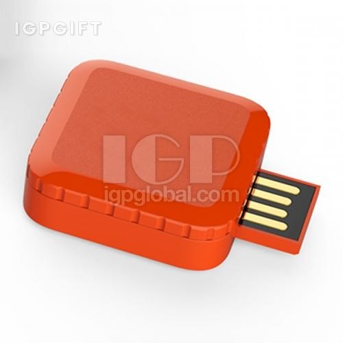 方形360°旋轉USB