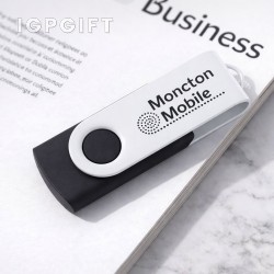 旋轉式USB-C閃存驅動器 - 白色 - 32GB