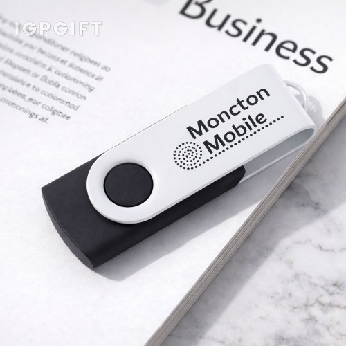 旋轉式USB-C閃存驅動器 - 白色 - 32GB