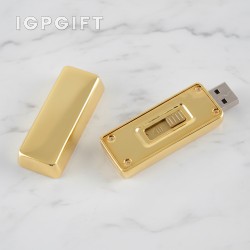金條造型豪華USB隨身碟 - 4GB