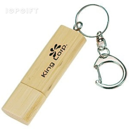 環保竹製USB閃存驅動器 - 8GB